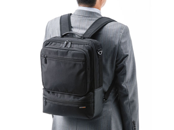 サンワサプライ 3WAYビジネスバッグ縦15.6型ワイド BAG-3WAY23BKが