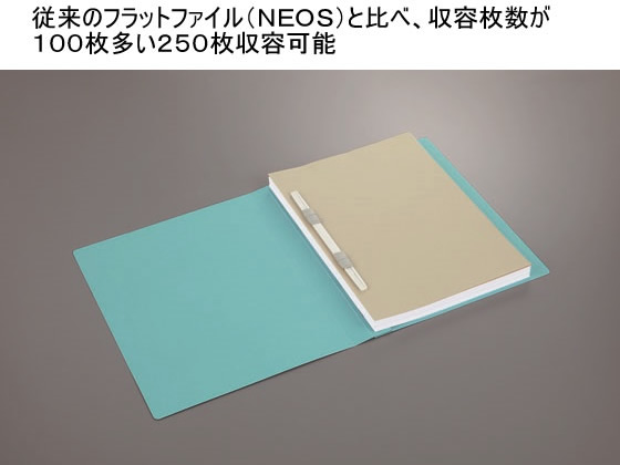 コクヨ フラットファイル〈NEOS〉厚とじ A4タテ ブルーグレー ﾌ-NEW10DMが102円【ココデカウ】