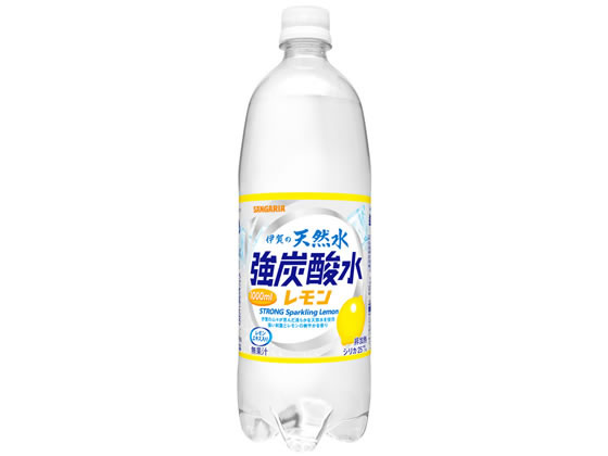 日本サンガリア 伊賀の天然水 強炭酸水 レモン 1l 877が108円 ココデカウ