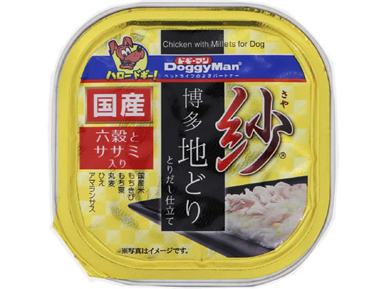 ドギーマンハヤシ 紗 博多地どり 六穀とササミ入り 100g