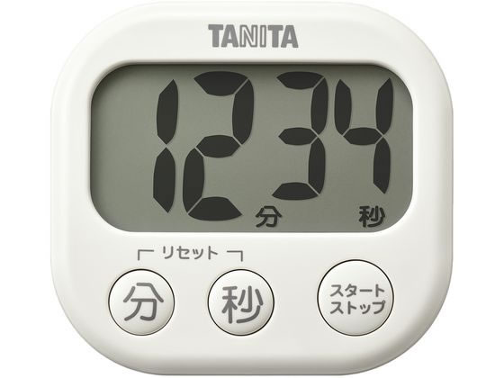 タニタ 抗菌でか見えタイマー アイボリー TD429IV