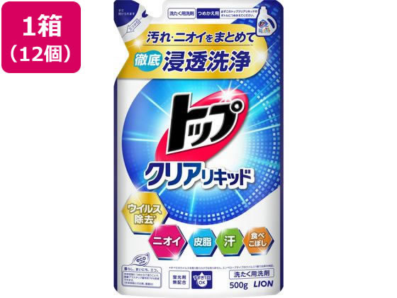 ライオン トップ クリアリキッド つめかえ用 500g×12個