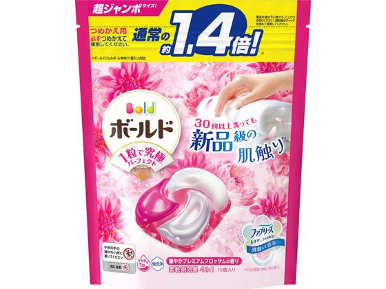 P & G ボールドジェルボール4D プレミアムブロッサム 詰替 15個入