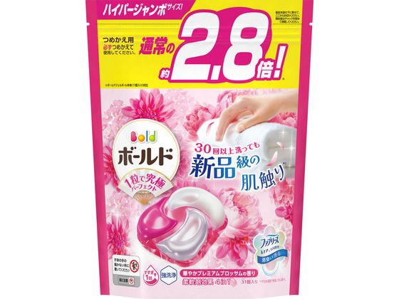 P & G ボールドジェルボール4D プレミアムブロッサム 詰替 31個入