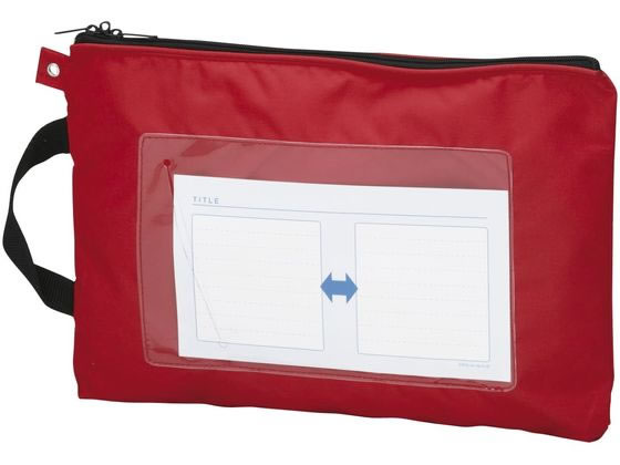 �N���E�� ���[���o�b�O(�Z�ӎ����t)A4 24-4305-0002 ���b�h CR-ME04(A4)