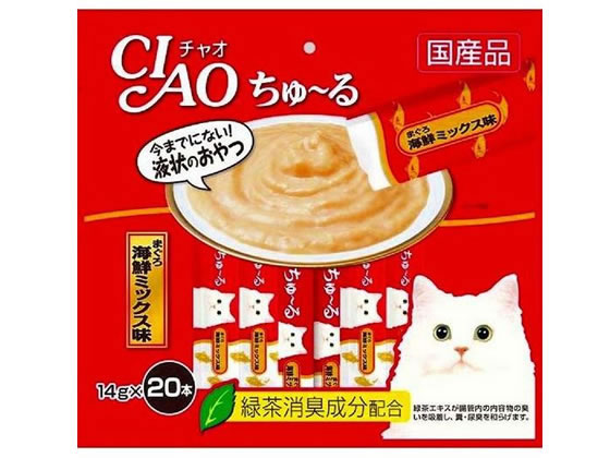 いなば CHAO ちゅーる まぐろ 海鮮ミックス 20本