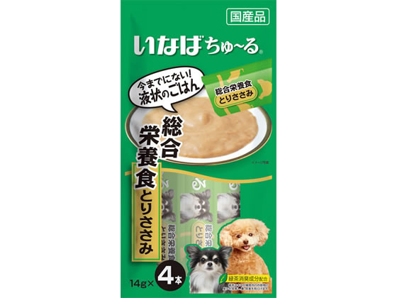 いなば Wanちゅーる 総合栄養食 とりささみ 14g×4本が198円【ココデカウ】