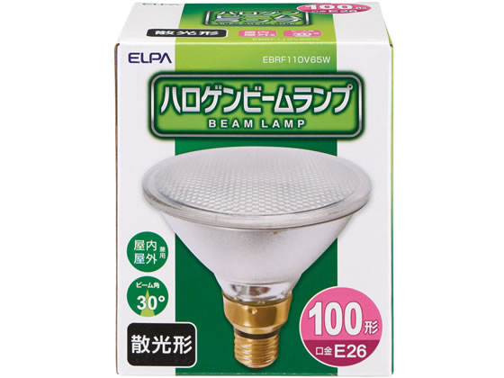 朝日電器 ビームランプ 100形E26 散光形 EBRF110V65W