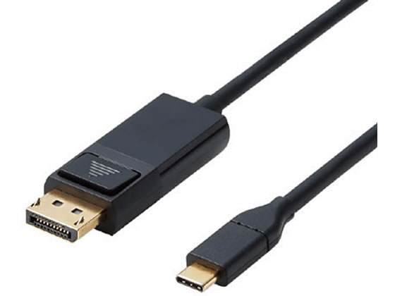 エレコム 変換ケーブル Type-C-DisplayPort 2.0m CAC-CDP20BK