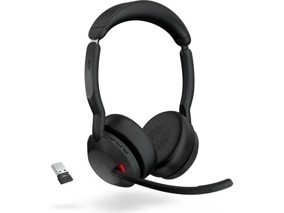 GN�I�[�f�B�I Jabra Evolve2 55 �����w�b�h�Z�b�g Link390a MS �X�e���I 25599-999-999