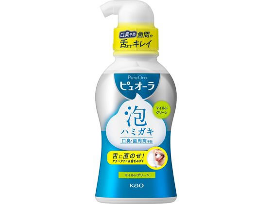 KAO 薬用ピュオーラ 泡で出てくるハミガキ マイルドグリーン 190mL