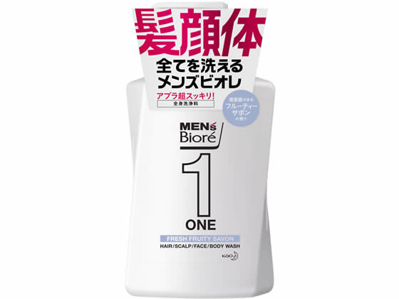 KAO メンズビオレ ONE オールインワン全身洗浄料 フルーティ 本体480mL