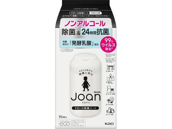 KAO クイックル Joan 除菌シート つめかえ用 70枚