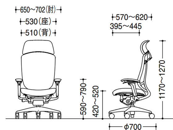 オカムラ コンテッサ2 ヘッドレスト付 座クッション グリーン CC87BR