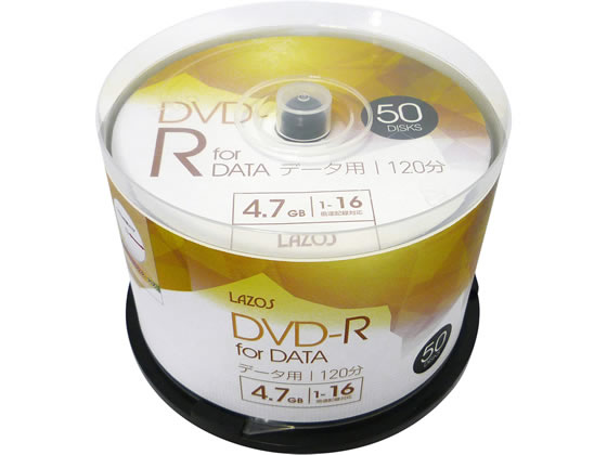 Lazos DVD-R データ用 50枚 L-DD50P