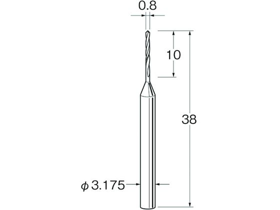 �����[�^�[ �c�C�X�g�h���� ���d���� �n�a mm :0.8�V�����N�a mm :3.175 T3008
