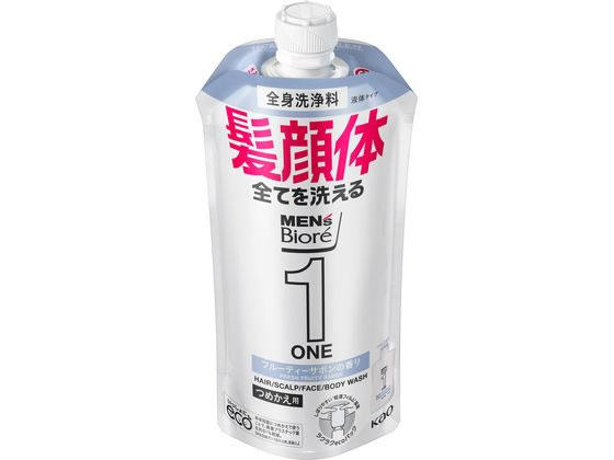 KAO メンズビオレ 1 ONE 全身洗浄料フルーティサボン詰替340mL