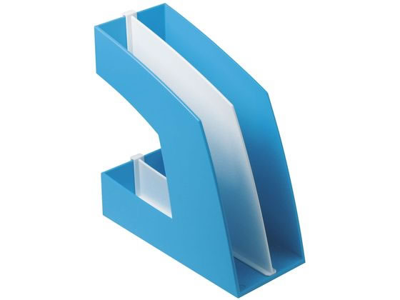 �\�j�b�N �t�@�C���{�b�N�X A4 ���ޗ��� 23-5608-0004 ���C�g�u���[ FB-708(A4)