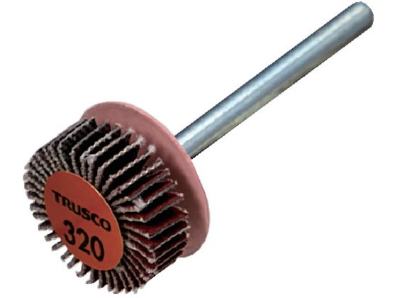 TRUSCO �Z���~�b�N�t���b�v�z�C�[�� ���a3mm #320 �O�a15�~��5�~����30 10�� TCF1505-CE-320