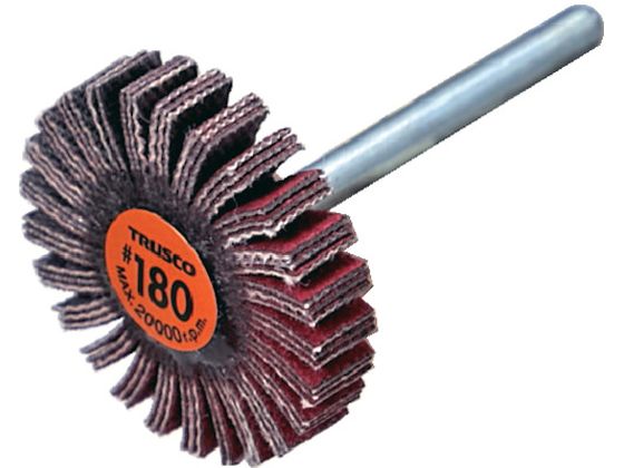 TRUSCO �Z���~�b�N�t���b�v�z�C�[�� ���a3mm #180 �O�a20�~��5�~����30 10�� TCF2005-CE-180