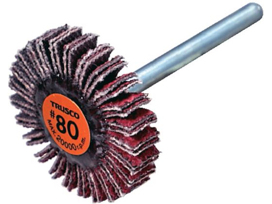 TRUSCO �Z���~�b�N�t���b�v�z�C�[�� ���a3mm #80 �O�a20�~��5�~����30 10�� TCF2005-CE-80