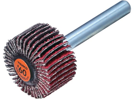 TRUSCO �Z���~�b�N�t���b�v�z�C�[�� ���a6mm #60 �O�a25�~��15�~����40 5�� TCF2515-CE-60