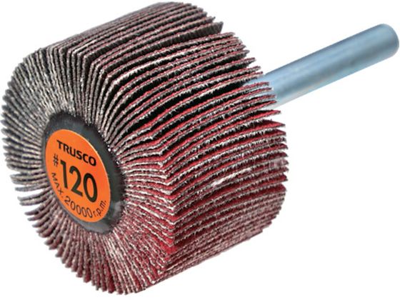 TRUSCO �Z���~�b�N�t���b�v�z�C�[�� ���a6mm #120 �O�a40�~��25�~����40 5�� TCF4025-CE-120
