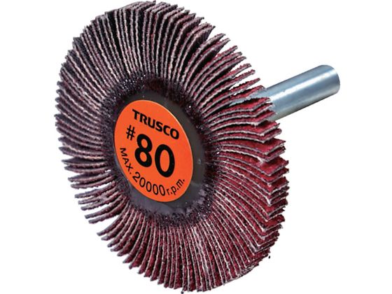 TRUSCO �Z���~�b�N�t���b�v�z�C�[�� ���a6mm #80 �O�a50�~��5�~����40 5�� TCF5005-CE-80
