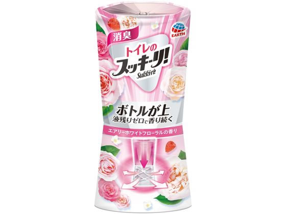 アース製薬 トイレのスッキーリ! エアリーホワイトフローラルの香り 400mL