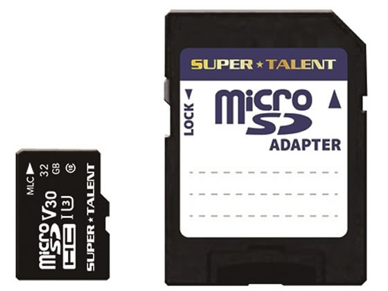 SUPERTALENT 高耐久microSDHCメモリーカード UHS-I 32GB