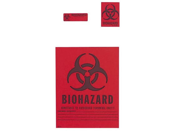 �o�C�I�n�U�[�h���x�� 23-2953-02 Shamrock Labels SBH-4(500�}�C)25X76MM