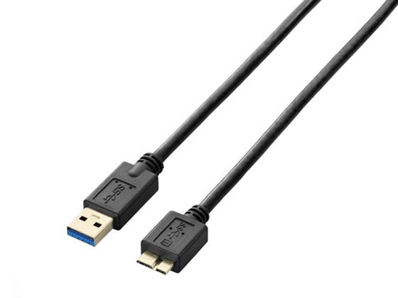 エレコム USB3.0ケーブル(A-microB)0.5m ブラック USB3-AMB05BK