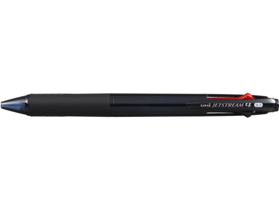 三菱鉛筆 ジェットストリーム 4色 0.7mm 透明ブラック