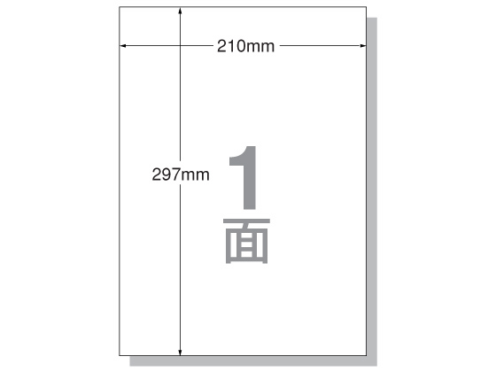 エーワン PPC(コピー)ラベル A4 ノーカット 20枚 28195