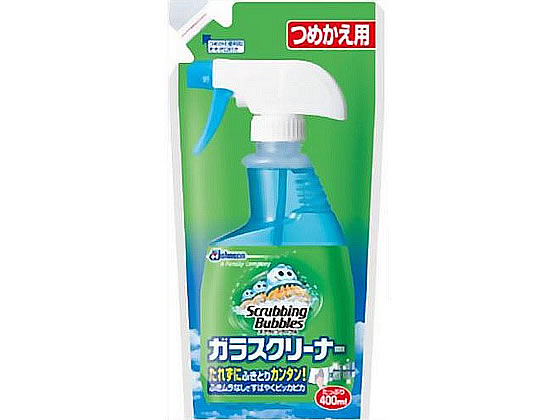 ジョンソン スクラビングバブル ガラスクリーナーつめかえ 400mL