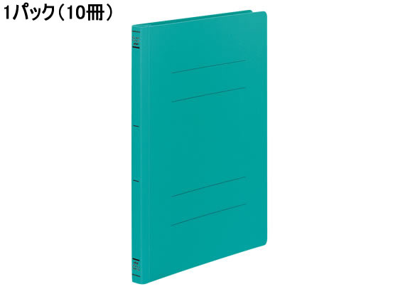 コクヨ フラットファイルPP A4タテ とじ厚15mm 緑 10冊 フ-H10G