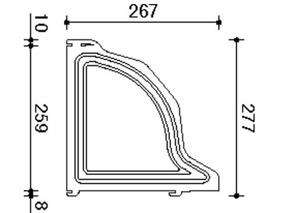 コクヨ De-math 100区分対応カルテ戸棚 仕切板 1段分(19枚)