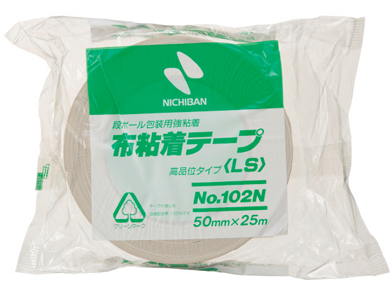 ニチバン 布粘着テープ 黄土 50mm×25m 30巻 102N7-50