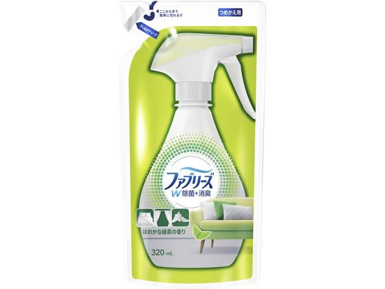 P&G ファブリーズW除菌 ほのかな緑茶の香り 詰替 320mlが349円