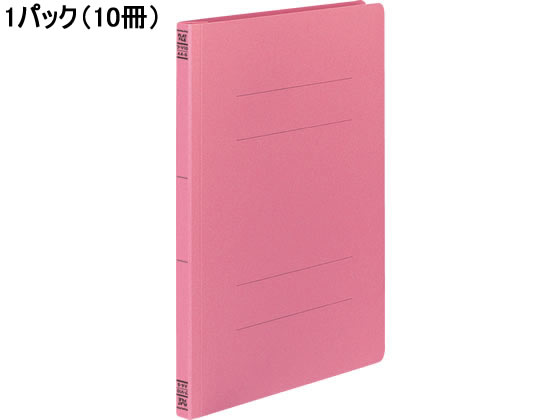 コクヨ フラットファイルV A4タテ とじ厚15mm ピンク 10冊 フ-V10P