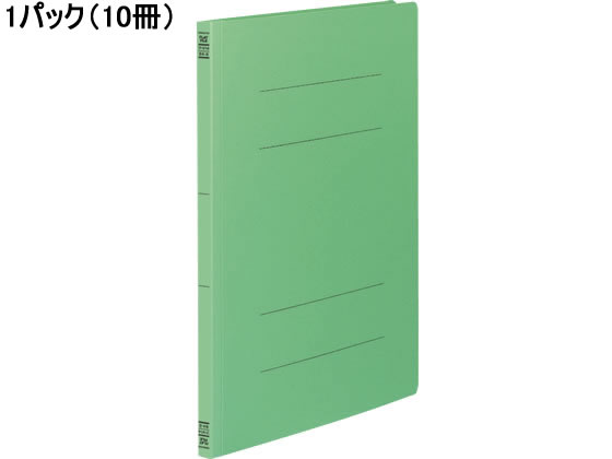 コクヨ フラットファイルV B4タテ とじ厚15mm 緑 10冊 フ-V14G