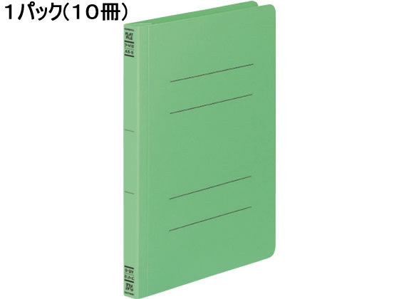 コクヨ フラットファイルV A5タテ とじ厚15mm 緑 10冊 フ-V12G