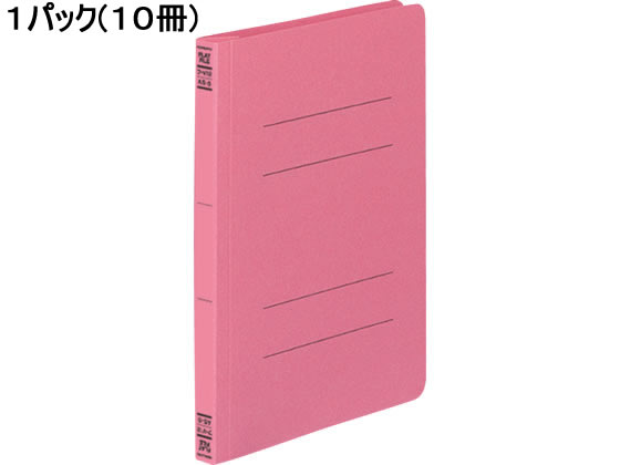 コクヨ フラットファイルV A5タテ とじ厚15mm ピンク 10冊 フ-V12P