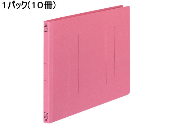 コクヨ フラットファイルV A4ヨコ とじ厚15mm ピンク 10冊 フ-V15P