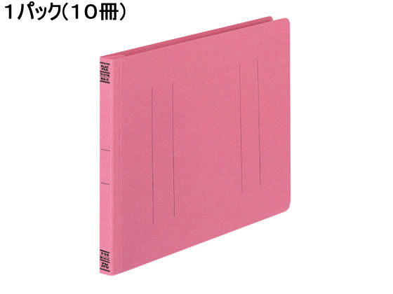 コクヨ フラットファイルV B5ヨコ とじ厚15mm ピンク 10冊 フ-V16P