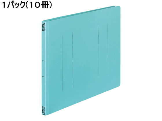 コクヨ フラットファイルV B4ヨコ とじ厚15mm 青 10冊 フ-V19B