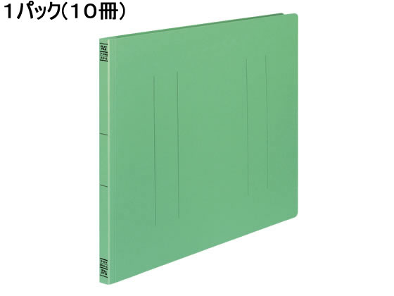 コクヨ フラットファイルV A3ヨコ とじ厚15mm 緑 10冊 フ-V48G