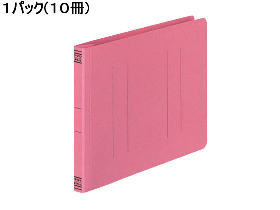 コクヨ フラットファイルV A5ヨコ とじ厚15mm ピンク 10冊 フ-V17P