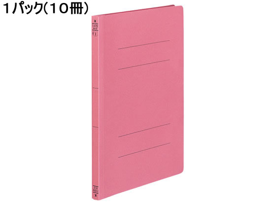 コクヨ フラットファイル(ダブルとじ具タイプ) A4タテ ピンク 10冊