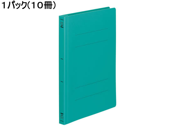 コクヨ フラットファイルPP B5タテ とじ厚15mm 緑 10冊 フ-H11G